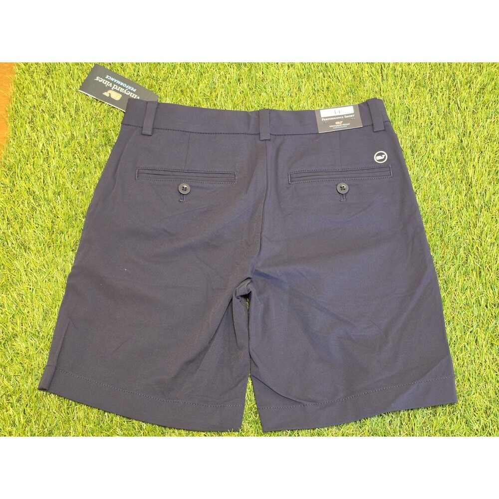 Vineyard Vines Boys Performance On The Go Shorts  Size 14 Nautical Navy NWT - Picture 2 of 12